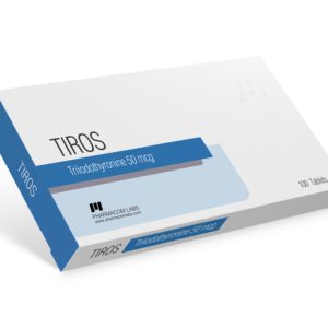 Pharmacom Tiros 50 T3 Triiodothyronine 100 Pills X 50mcg
